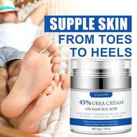 50g peau souple des orteils aux talons crème pour les pieds à l'acide salicylique et à l'urée 2% pour exfolier en douceur les phoques et les peaux mortes