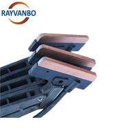 Accessoires pour grue : collecteur de courant de barre omnibus, brosse au carbone, câble, support, bras de remorquage pour l'alimentation de la grue