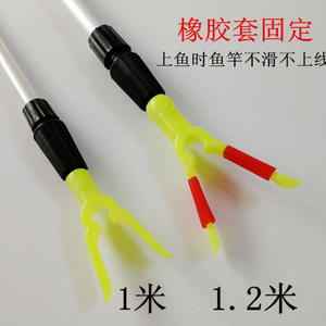 ที่วางคันเบ็ดตกปลาแบบเรียบง่าย รูปตัว Y ทำจากอลูมิเนียมอัลลอยด์ สำหรับคันเบ็ดตกปลาทะเล แบบติดตั้งบนพื้น  ขาตั้งโลหะสำหรับคันเบ็ด - Product Image 2