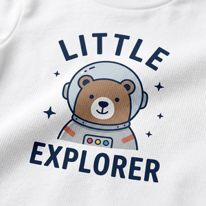 Conjunto de Ropa de Verano de Dos Piezas para Bebé Niño, Personalizado al por Mayor, Camiseta de Manga Corta con Estampado de Oso de Dibujos Animados, Algodón Suave - Product Image 5