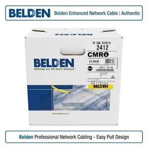 Cable Ethernet Industrial Original Nuevo Belden 70006NH DataTuff PROFINET Tipo SF/UTP Cat5e 22AWG LSZH de 5 Conductores Verde - Product Image 3