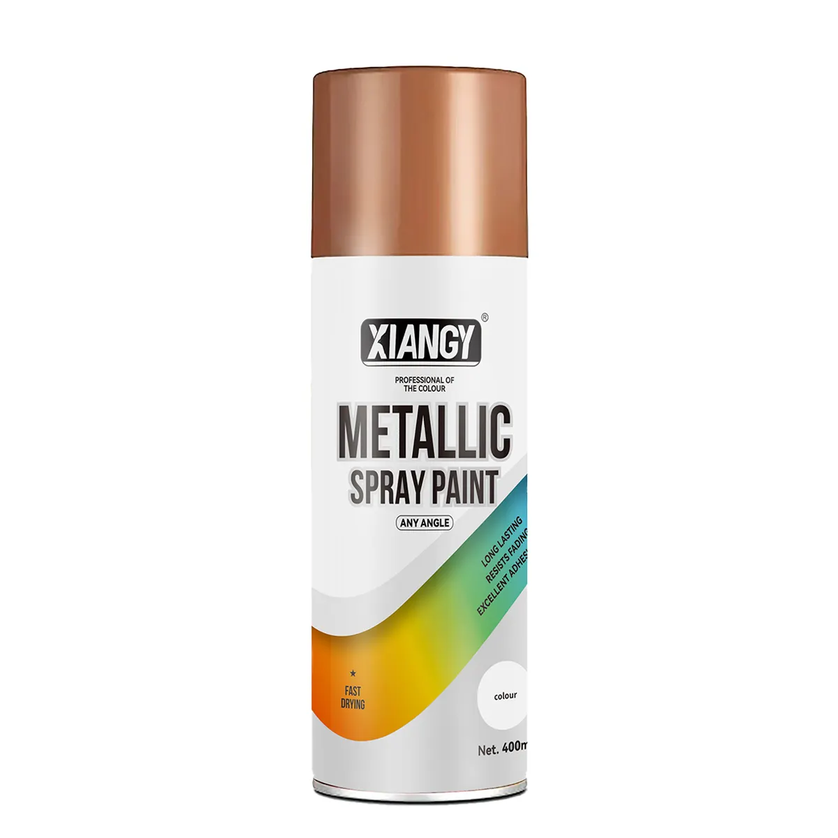 Spray Granit Craie Chrome Vente en gros Graffiti Peinture murale Noir mat Peinture en aérosol en acier inoxydable