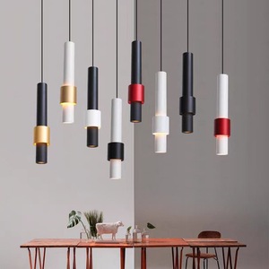 Lampadario a Sospensione Lungo in Alluminio, Design Nordico Moderno, LED, per Casa, Hotel, Negozio, Garanzia <span class=keywords><strong>di</strong></span> 5 Anni - Product Image 3