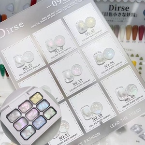 Palette de 9 Couleurs de Vernis Gel Pailleté pour <span class=keywords><strong>Nail</strong></span> <span class=keywords><strong>Art</strong></span>, Collection <span class=keywords><strong>Dégradé</strong></span>, Vernis Gel Peinture pour Ongles DIY - Product Image 1