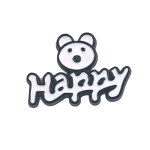Accesorios de joyería DIY Happy Bear, dijes decorativos de resina plástica para fundas de teléfono y pantuflas - Product Image 5