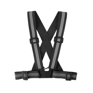 Cintura di Sicurezza Riflettente Regolabile con Fibbia a Sgancio Rapido ed Elastico in Vita per Corsa Notturna, Ciclismo, Camminata e Sport - Product Image 1