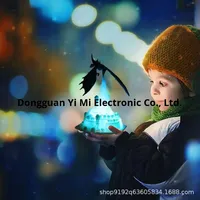 Lampe de nuit LED imprimée en 3D Dragon cracheur de feu Lampe fusée créative ABS pour décoration de chambre tactile Batterie rechargeable 5V