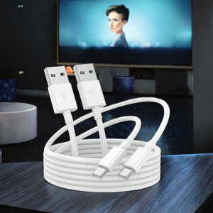 Câble USB Type-C à Charge Rapide 1m pour <span class=keywords><strong>iPhone</strong></span>, Organisateur de Câble de Données pour Téléphone Mobile, Câble de Charge Rapide avec Emballage Boîte - Product Image 2