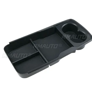Boîte de rangement pour accoudoir de voiture, pour Kia EV6 2022 2023, ABS noir, console intérieure centrale, accessoires de haute qualité - Product Image 3