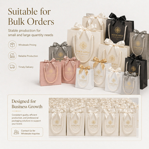 Sacs cadeaux en papier écologiques de luxe personnalisés <span class=keywords><strong>SHINY</strong></span>, logo en estampage à chaud, papier recyclable, tailles personnalisées pour l'emballage des vêtements - Product Image 6