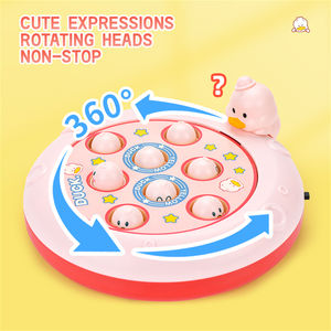 Ratones interactivos para padres e hijos, partidos eléctricos de 360 grados giran música iluminada Whack A Mole, juguetes de juego - Product Image 3