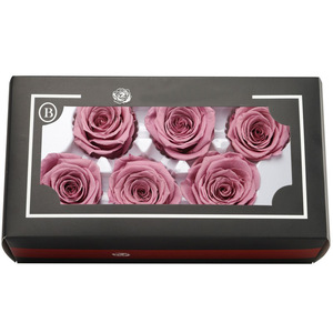 Vente en gros de roses <span class=keywords><strong>éternelle</strong></span>s rouges et roses chinoises bon marché, très vendues en 2024, fleurs préservées de 5 à 6 cm dans une boîte pour la Saint-Valentin - Product Image 5