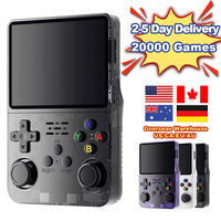 Console de jeu vidéo portable rétro HX Wholesale R36S, batterie 3000 mAh, système Arkos, écran 3,5 pouces, mini console de jeu portable