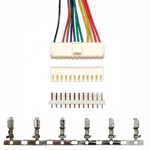 UL1007 #28 jst xh konnektör 2.54mm 2 3 4 5 6 7 8 9 10 12 14 16 20 24 30 pin pith kablo demeti veya kablo demeti