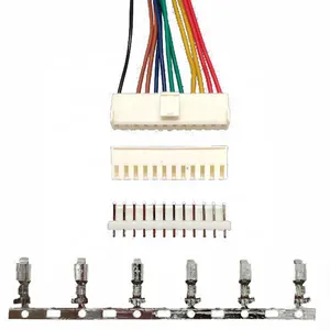 UL1007#28 jst xh connector 2.54mm 2 3 4 5 6 7 8 9 10 12 14 16 20 24 30 pin pith wire harness or cable harness