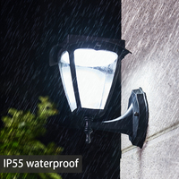 Lampe solaire LED murale extérieure étanche pour jardins domestiques