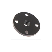Support de chaussure en alliage d'aluminium Dia. Support mural pour plaque de 40 à 80 mm, avec vis et écrous de 1/4 et 3/8 pouces, pour webcams, projecteurs et caméras