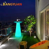 Table de bar LED, mobilier de bar, éclairage de boîte de nuit, table de bar LED pour boîte de nuit, mobilier de fête LED, table LED d'extérieur
