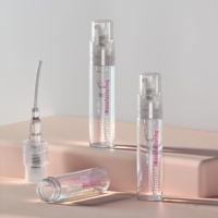 Flacon vaporisateur de parfum miniature 1,5 ml anti-fuite avec bouchon à vis mat, corps en PP, rechargeable, sérigraphié, personnalisable, diffuseur promotionnel