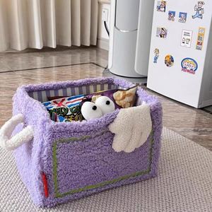 Cute Niche High-looking Little Monster Toy Snacks Organizer <b>Folding</b> <b>Storage</b> <b>Box</b> Household Large-capacity <b>Storage</b> <b>Box</b> - Product Image 5