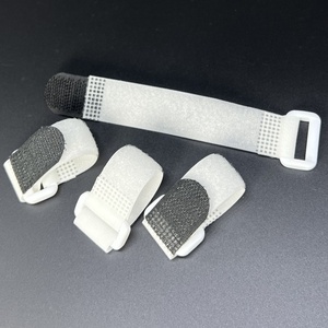 Cáp dây miễn phí cắt Chiều dài dây Quản lý băng Fastener có thể điều chỉnh tái sử dụng đôi bên móc và vòng lặp quan hệ cáp dây đai - Product Image 6