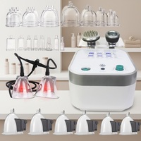 Masseur de poitrine infrarouge 4-en-1 avec vibrations et pression négative, instrument de massage électrique multi-modes pour les seins