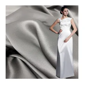 16m/m stretch Silk fabric 93% Silk 7% spandex Width 105cm 68gsm For Weeding Dress Lady Garment Hijab