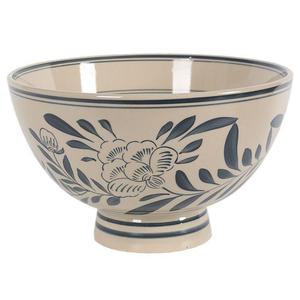 Ciotola commerciale Vintage grande stile cinese alta piede in ceramica sottosmalto colore vecchio Guanzhong olio che spruzza ciotola di Noodle - Product Image 4