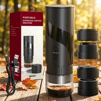 Machine à café à capsules semi-automatique, pression de pompe 16-20 bars, réservoir d'eau de 100 ml, alimentation électrique/USB, pour les voyages, les affaires, le bureau