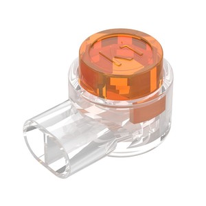 K1 Wire Connector Single Blade Dual Core Telephone Network <b>Plug</b> In PVC Short Circuit Protection 200 Pcs Per Bag - Product Image 5