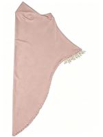 Nouveau turban hijab foulard en soie de lait uni avec pompon, simple et élégant, pratique, en polyester, facile à enfiler