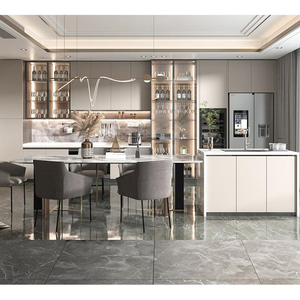 New arrival China direct sale classical aluminum drawers storage furniture kitchen cabinets for modern kitchen