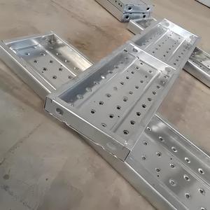 Châu Âu Chiều Rộng 225Mm Thép Mạ Kẽm Sàn Kim Loại Hội Đồng Quản Trị Với Hooks Cho <span class=keywords><strong>Mason</strong></span> Giàn Giáo Khung Thang & Giàn Giáo Các Bộ Phận - Product Image 5