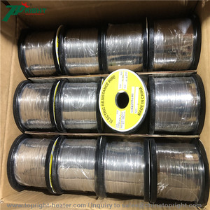 Cable de Nicromo Chromel Ni80 <span class=keywords><strong>Temco</strong></span>, Resistencia de Calentamiento Rohs Ni80Cr20, Cables Redondos o Planos - Product Image 4