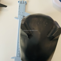 Cabeza de batman de obsidiana, escultura de cristal, personaje de película, tamaño grande, envío directo de fábrica