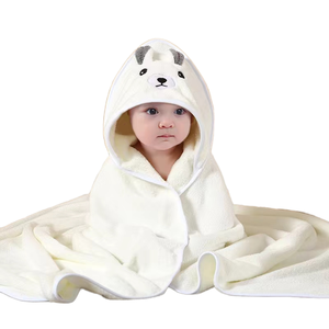 MultiTex International, vente chaude, cape à capuche rectangulaire en flanelle polaire douce en polyester, anti-enfants, motif EF, tricotée, pour tous - Product Image 1