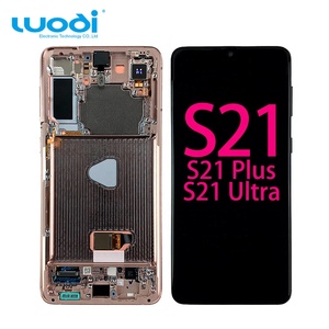 Combo complet d'affichage de téléphone de panneau de téléphone de Lcd De <span class=keywords><strong>S21</strong></span> Celular Pantalla pour <span class=keywords><strong>Samsung</strong></span> <span class=keywords><strong>S21</strong></span> Plus Ultra Fe écran d'affichage 24 heures en ligne - Product Image 1