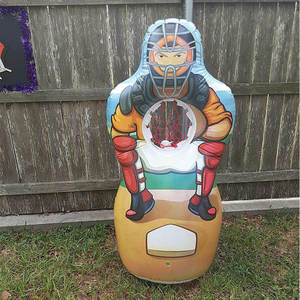 Juego de Béisbol Inflable para Niños con Pelotas Suaves para Práctica de Lanzamiento en Interiores y Exteriores y Juego en el Patio Trasero - Product Image 2