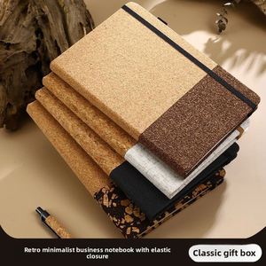 Set de Cuaderno Ecológico Hecho de Corcho de Posos de Café, Personalizable, para Oficina y Negocios, con Caja de Regalo - Product Image 2