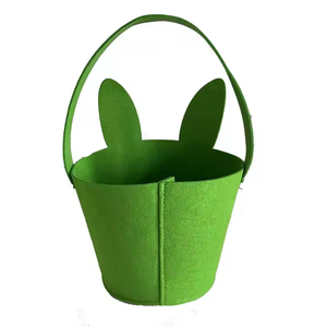 Cesta de conejito de Pascua de fieltro para cesta de Pascua, cesta de lona, cesta de conejito, bolsas de caza de huevos, caza de huevos y sorpresas de dulces - Product Image 6