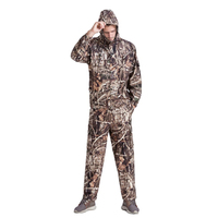 Vêtements de chasse pour hommes, combinaisons de camouflage bionique Ghillie, vêtements de camouflage en roseau, veste et pantalon de chasse, combinaisons de chasse au canard pour l'observation des oiseaux