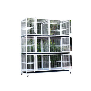 Cage galvanisée multi-usage à 3 couches cage intérieure pour animaux de compagnie niche pour chats cage multicouche en métal pour furets shenzhen - Product Image 1