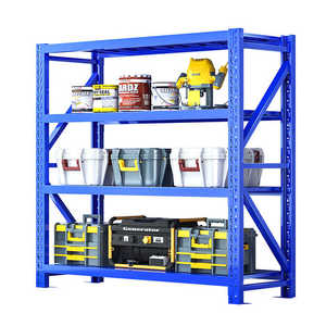 Nouveaux supports de stockage d'atelier industriel à usage intensif et léger Nouveaux supports d'entrepôt en acier de protection contre la corrosion Étagères empilables - Product Image 4