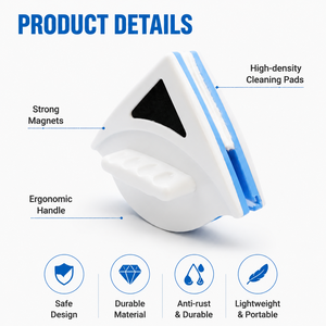 Nuevos productos para el hogar de vidrio de 3-8mm Limpiador de ventanas con imán de vidrio de doble acristalamiento - Product Image 2