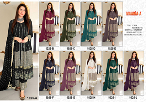 Vestido LARGO DE Georgette Anarkali Kurti para mujer india, traje de fiesta de boda Dupatta, cintura Natural, venta al por mayor - Product Image 6