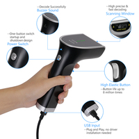 Lector de código Qr de alta calidad Lector Codigo De Barras compatible con escaneo de pantalla USB con cable de mano 2D escáner de código de barras