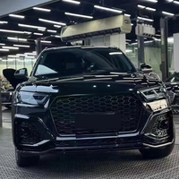 Nouvelle calandre de radiateur en ABS style nid d'abeille pour Audi Q5 B9 2019-2021, style RSQ5