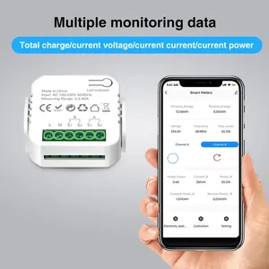 Misuratore di Energia WiFi Tuya Smart Life 120A Bidirezionale a 2 Canali con Morsetto, Monitoraggio <span class=keywords><strong>App</strong></span>, Esportazione/Importazione Solare, Interruttori di Controllo Remoto - Product Image 6