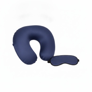 <b>Travel</b> <b>Pillow</b> Set U-Shape <b>Neck</b> <b>Pillow</b> and Sleep Eye Mask Polyester Custom Logo Printed Artwork Corporate <b>Travel</b> Gift Bulk - Product Image 3