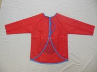 Tablier d'art en PVC pour enfants, imperméable, réglable, avec grande poche pour la peinture et les loisirs créatifs